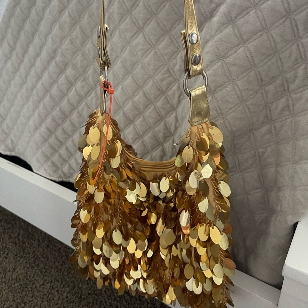 Y2K shimmer purse